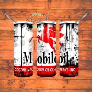 Mobiloil greasy 20oz Tumbler